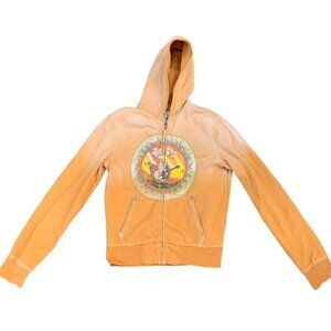 VINTAGE True Religion Hoodie Sweater XL Sunburst Buddha